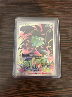 Pokemon Bulbasaur Illustration Rare Holo 133/132 Stamped - Image 1