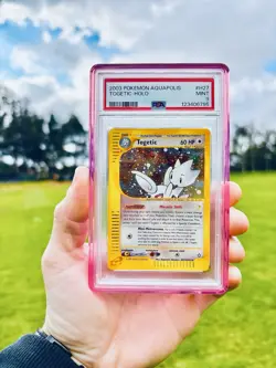 2003 Pokemon Aquapolis Togetic Holo 💕🌀 SWIRL #H27 PSA 9 - NEW CERT - Image 2
