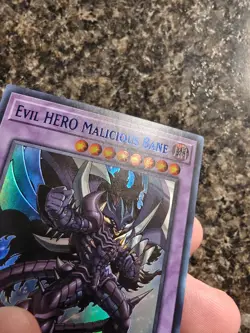 Yugioh Evil HERO Malicious Bane (Blue) - LDS3-EN033 - 1st Ed. Ultra Rare - NM - Image 2