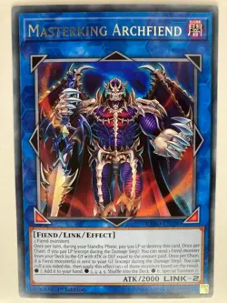 Masterking Archfiend - EXFO-EN090 - Rare - 1st Edition - Image 1