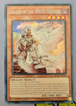 Fallen of the White Dragon BPRO-EN024 Secret Rare Burst Protocol Yugioh Mint 1st - Image 1