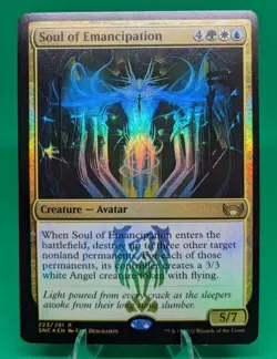 Soul of Emancipation (MTG- Streets of New Capenna) Near Mint Foil English - Image 1