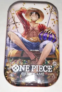 One Piece TCG Card Game - Mini Tin Vol.2 English 2 Packs Of OP 13 Luffy Art - Image 1