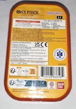 One Piece TCG Card Game - Mini Tin Vol.2 English 2 Packs Of OP 13 Luffy Art - Image 2