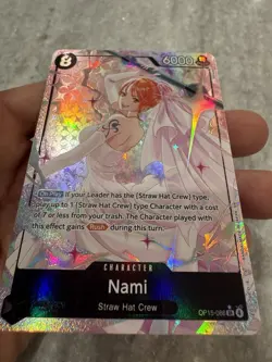 Nami OP15-086 Alternate Art Adventure On Kami’s Island OP15-EB04 One Piece NM - Image 3