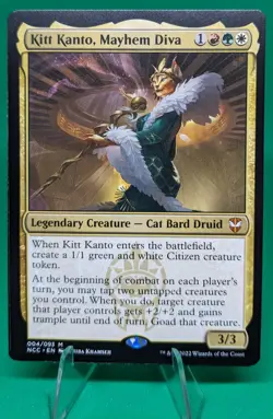MTG Kitt Kanto, Mayhem Diva Commander: Streets of New Capenna 004/093 - Image 1