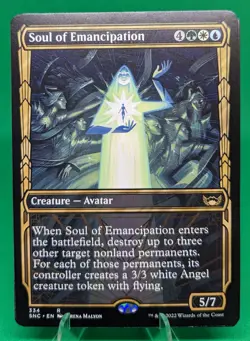 MTG Soul of Emancipation Streets of New Capenna 334 Regular Rare - Image 1