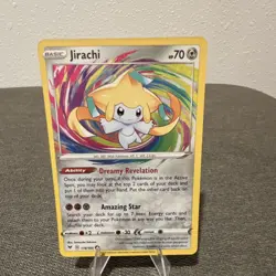 Pokemon Jirachi Amazing Rare Holo 119/185 Vivid Voltage 70 HP Card - Image 1