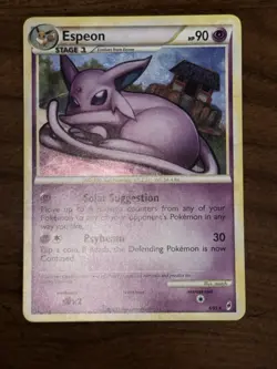 Pokemon Espeon Holo Rare TCG Card 4/95 Call of Legends Series 2011 - Image 2