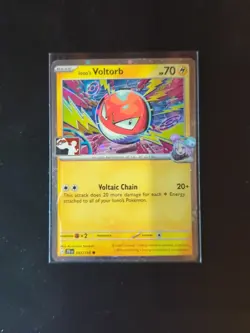Iono's Voltorb Holo Pokemon Prize Pack Series 7 Promo Pokemon Card NM/LP - Image 1