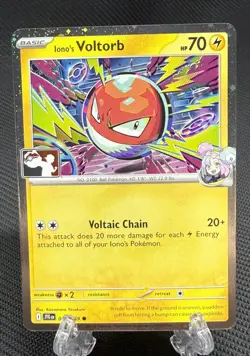 Pokemon Iono's Voltorb 047/159 Prize Pack Series Cards Holo Pack Fresh - NM - Image 1