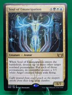 MTG Soul of Emancipation Streets of New Capenna 223/281 Regular Rare - Image 1