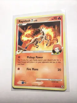 RAPIDASH - 47/111 - Rising Rivals - Pokemon Card - LP - Image 1