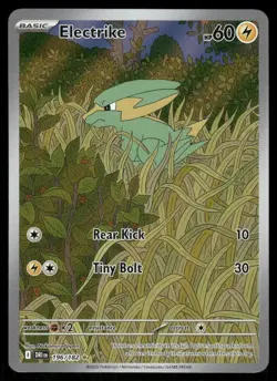 Pokemon Cards Electrike 196/182 Destined Rivals Illustration Rare NM - Image 1