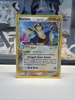Blastoise 2/100 Crystal Guardians Delta Species Pokemon Card 2006. - Image 1
