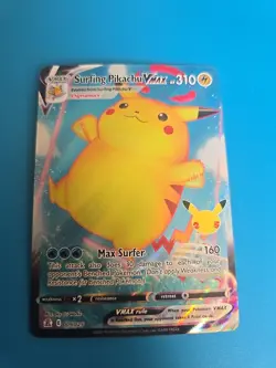 Pokemon Pikachu VMAX Surfing Celebrations Card 009/025 NM Condition - Image 1