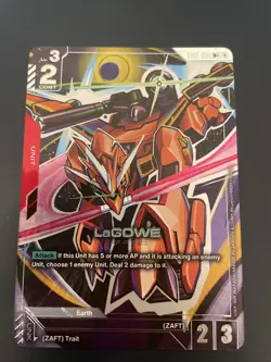 LaGOWE - GD01-050 R+ Alt Art GUNDAM TCG CARD GAME FOIL ENGLISH NEWTYPE RISING - Image 1