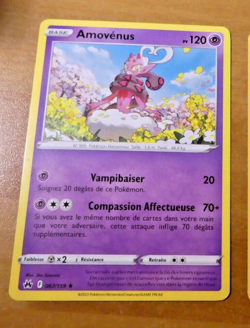 POKEMON ZENITH SUPREME FRANCAISE CARD RARE CARTE AMOVENUS 067/159 FR JCC NM - Image 1