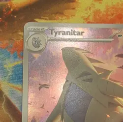 Pokemon Tyranitar 222/193 Sv02: Paldea Evolved Illustration Rare Holo 180 HP - Image 3