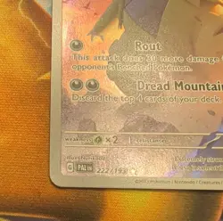 Pokemon Tyranitar 222/193 Sv02: Paldea Evolved Illustration Rare Holo 180 HP - Image 5