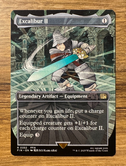 Magic MTG Final Fantasy Excalibur II #352 *NON-FOIL* Borderless Rare - Image 1