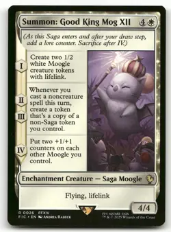 Summon: Good King Mog XII #26 (NM) Final Fantasy FIC Magic MTG - Image 1