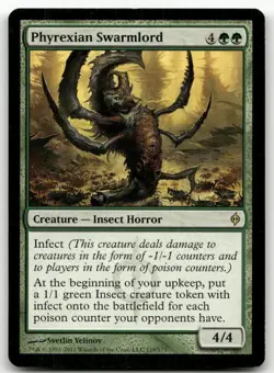 Phyrexian Swarmlord #119 (LP) New Phyrexia NPH Magic MTG - Image 1