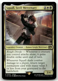 Squall, SeeD Mercenary #243 (Foil) (NM) Final Fantasy FIN Magic MTG - Image 1