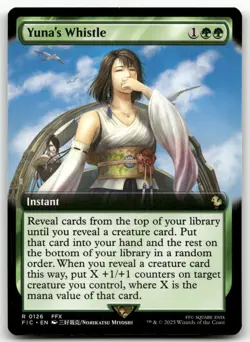 Yuna's Whistle (Extended Art) #126 (NM) Final Fantasy FIC Magic MTG - Image 1