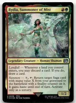 Rydia, Summoner of Mist #239 (Foil) (NM) Final Fantasy FIN Magic MTG - Image 1