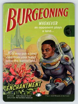 Burgeoning Foil Showcase - Special Guests (SPG) - MTG Magic - Image 1