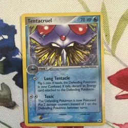 Pokemon Tentacruel 51/101 EX Hidden Legends Reverse Holo Uncommon Stage 1 70 HP - Image 1
