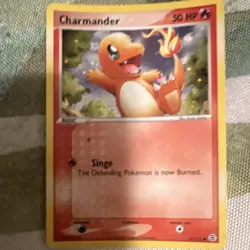 Pokemon TCG Charmander 57/112 EX FireRed & LeafGreen Reverse Holo Common 2004 - Image 1