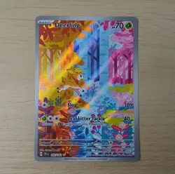 Pokemon Deerling 165/162 Scarlet & Violet Temporal Forces Holo TCG Card - Image 3