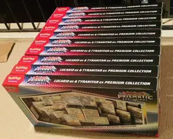 LOT OF 10 Pokemon Prismatic Sams Club Lucario Ex Tyranitar Ex Premium Collection - Image 3