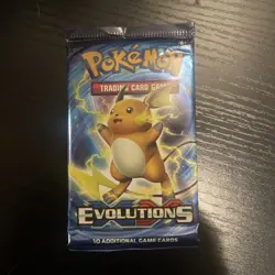 Pokemon TCG Factory Sealed Authentic Evolutions Booster Packs X4 - Image 5