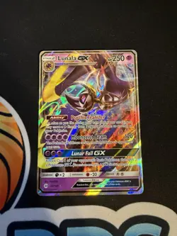 Pokemon Lunala GX 66/149 Sun & Moon Base Set Ultra Rare 2016 - Image 1