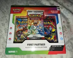 2026 Pokemon TCG First Partner Illustration Collection Series 1 Box - SEALED - Image 1