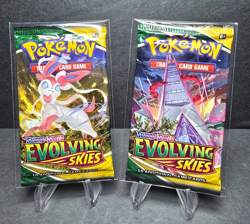 Pokemon- Evolving Skies - Booster Pack Set- 4 Packs- New & Sealed & Sleeved🔥 - Image 4