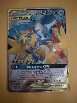 Pokemon Moltres & Zapdos & Articuno GX 66/68 Hidden Fates Holo - Image 1
