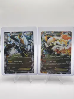 Rare Pokemon TCG Bundle: Black Kyurem 100/113 + White Kyurem 101/113 Near Mint - Image 1