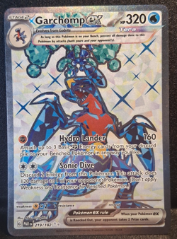 Garchomp ex ⭐ 219/182 Holo Ultra Rare Paradox Rift 2023 Pokemon NM - Image 1