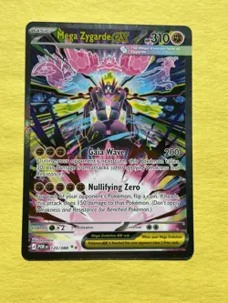POKEMON MEGA EVOLUTION PERFECT ORDER MEGA ZYGARDE EX ART HOLO RARE 120/88 - Image 1