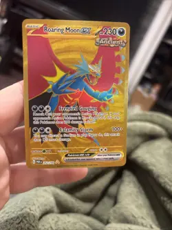 Pokemon TCG Roaring Moon EX Paradox Rift Hyper Rare 262/182 - Image 1