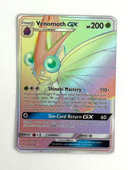 Pokemon TCG Venomoth GX 216/214 (Secret) SM Unbroken Bonds - Image 1