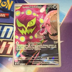 Pokemon Cynthia's Spiritomb 244/217 ASC Secret Rare Full Art Holo Basic 70 HP - Image 1