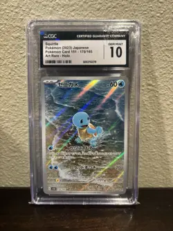 2023 Pokemon SV 151 Squirtle #170/165 CGC 10 - Image 1