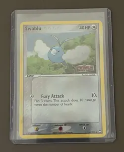 Swablu Reverse Holo 66/108 - EX Power Keepers Pokemon - Image 3