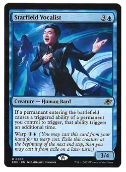 Starfield Vocalist - NM - Edge of Eternities - MTG - Image 1