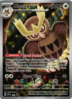 Pokemon TCG Noctowl TCG 141 SV Scarlet & Violet Promo NM - Image 1